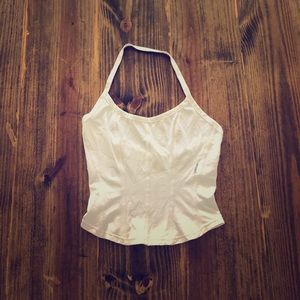 Anti-Flirt Paris collection white halter top